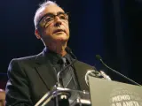 El escritor y periodista Juan José Millás, en la LVI edición del premio Planeta. (TONI GARRIGA / EFE).
