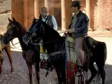 Sean Connery y Harrison Ford, en Petra (Jordania)
