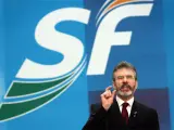 El presidente del Sinn Fein, Gerry Adams, en una imagen de archivo.
