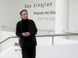El Premio Nobel de Literatura del año 2000, Gao Xingjian, en el Museo Würth de La Rioja. EFE/ABEL ALONSO