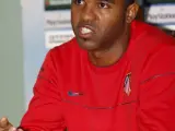 Sinama Pongolle, jugador del Atlético de Madrid. (EFE)