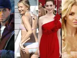 Enrique Iglesias, Cameron Díaz, Anne Hathaway y Britney Spears tienen buenos propósitos para el nuevo año. ARCHIVO