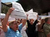 Protesta de afectados de Fórum y Afinsa.