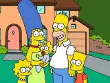 Los Simpson delante de su casa en un episodio. (Archivo)