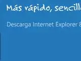 Página web de Internet Explorer 8.
