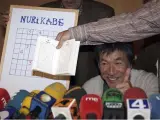 El promotor del Sudoku, Maki Kaji, en Salamanca.