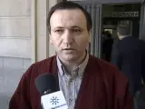 Imagen cedida por Canal Sur TV de Santiago del Valle García, a la salida de los juzgados de Sevilla.