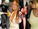 Lindsay Lohan, en diferentes situaciones.