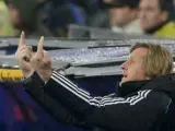 Bernd Schuster, cuando ejercía como entrenador del Real Madrid.