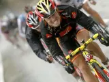 Alejandro Valverde, durante una etapa de la Vuelta a España 2008 (EFE)