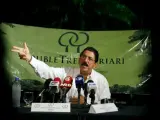 Manuel Zelaya, durante una rueda de prensa que ofreció en Costa Rica.
