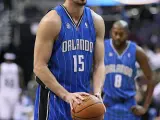 Hedo Turkoglu, con la camiseta de Orlando.