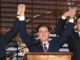 El candidato a la gubernatura de Nuevo León por el PRI, Rodrigo Median, uno de los vencedores en las elecciones.