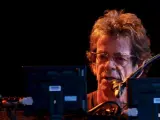 El músico Lou Reed durante el recital.