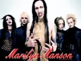 Marilyn Manson y su banda.