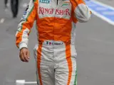 Giancarlo Fisichella, en Spa.