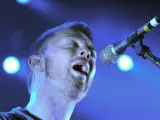 Thom Yorke, vocalista y líder de Radiohead, durante un concierto.