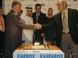 Karpov y Kasparov se enfrentan en Valencia en una exhibición, 25 años después de su primer duelo por el título mundial.