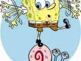 Bob Esponja juega con su caracol doméstico, Gary.