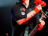 Green Day, durante una actuación.