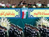 Desfile de la Guardia Revolucionaria iraní, en una foto de archivo.
