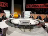 Debate sobre la crisis económica en Antena 3.