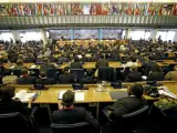 Los delegados de la Cumbre Mundial sobre Seguridad Alimentaria en Roma.