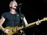 Sting, durante un concierto.