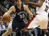 Marc Gasol, ante los Blazers.