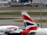 Aviones de la aerolínea British Airways.