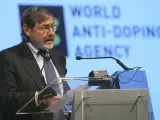 Jaime Lissavetzky, durante el discurso de inauguración de la III Conferencia Mundial Antidopaje. (EFE)