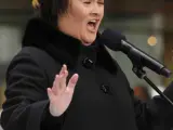 Susan Boyle durante una actuación.