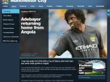 Captura de pantalla de la web del club inglés donde se anuncia el regreso de su estrella a Inglaterra.