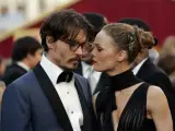 Johnny Depp y Vanessa Paradis, en una foto de archivo.