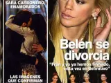 Iker Casillas y Sara Carbonero se besan en la portada de 'Lecturas'.