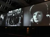 Exposición de Greta Garbo en Milán.
