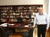 Cándido Méndez, en su despacho de la sede de UGT en Madrid.