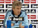 Manuel Pellegrini, en una imagen de archivo de su etapa de entrenador del Real Madrid.