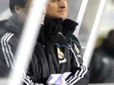 Schuster, en el banquillo del Real Madrid.