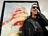Marilyn Manson, en la exposición de Viena.