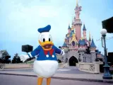 El Pato Donald en el complejo que Disney tiene en París.