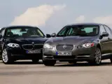 BMW 530d vs Jaguar XF diésel.