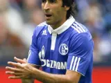 El jugador del Schalke 04, Raúl González.