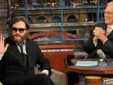Joaquin Phoenix, en el programa de Letterman hace un año.