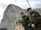 Soldados brit&aacute;nicos en el Pe&ntilde;&oacute;n de Gibraltar.