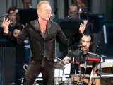 Sting durante su concierto en el pabellón Bizkaia Arena de Barakaldo.
