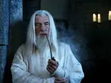 El actor Sir Ian McKellen en su papel de Gandalf en la trilogía de 'El Señor de los Anillos'.