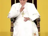 El Papa Benedicto XVI, en su reciente visita a España.