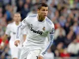 Cristiano Ronaldo, en plena acción