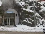 La entrada a las oficinas del operador Bahnhof, donde Wikileaks se estableció en Estocolmo para asegurar su distribución.